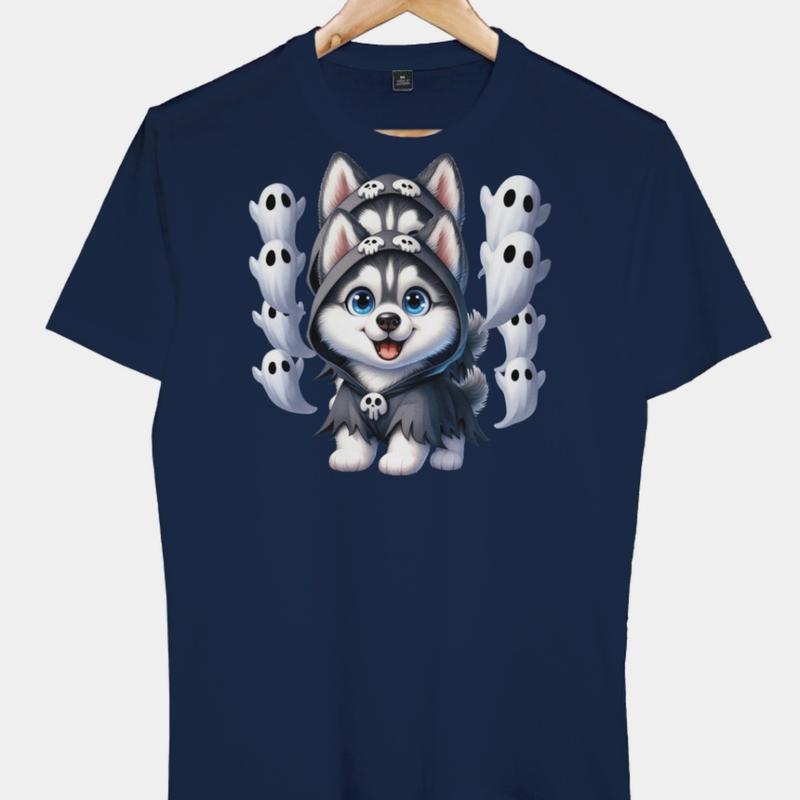 Áo Thun Nam Nữ Cổ Tròn Cao Cấp Minh Nhật 69 Phông Tay Ngắn Ghost Dogs Unisex - Menswear