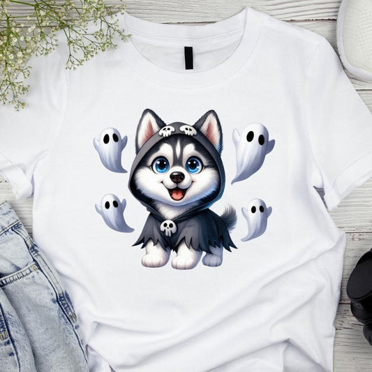 Áo Thun Nam Nữ Cổ Tròn Cao Cấp Minh Nhật 69 Phông Tay Ngắn Ghost Dogs Unisex - Menswear