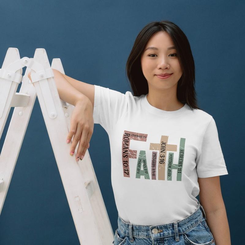 Áo Thun Nam Nữ Cổ Tròn Cao Cấp Minh Nhật 69 Phông Tay Ngắn Faith Unisex