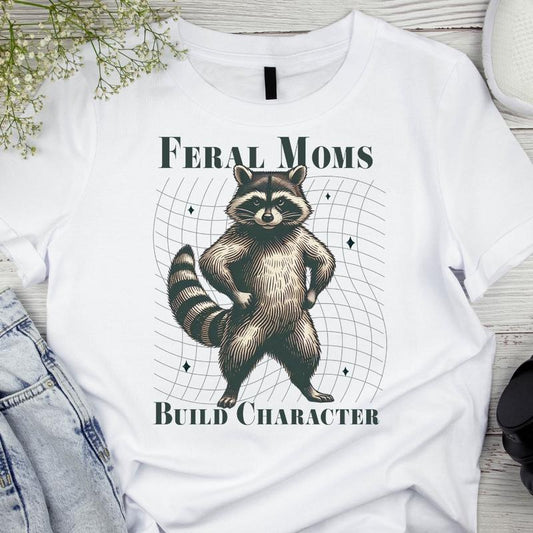 Áo Thun Nam Nữ Cổ Tròn Cao Cấp Minh Nhật 69 Phông Tay Ngắn Funny Raccoon Unisex