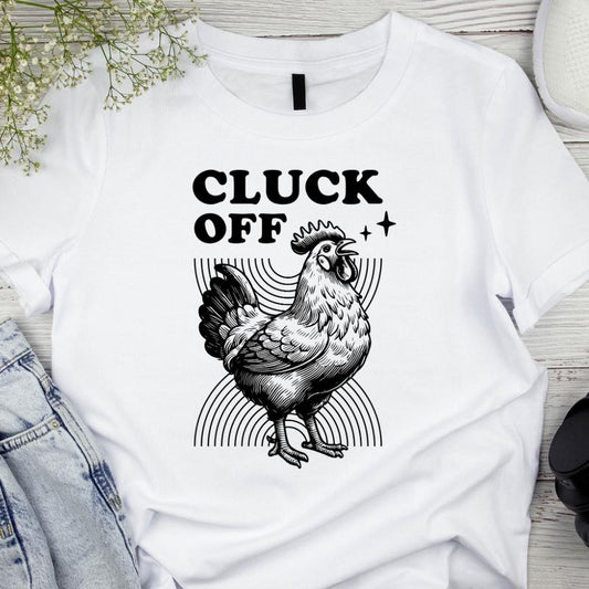 Áo Thun Nam Nữ Cổ Tròn Cao Cấp Minh Nhật 69 Phông Tay Ngắn Cluck Off - Unisex