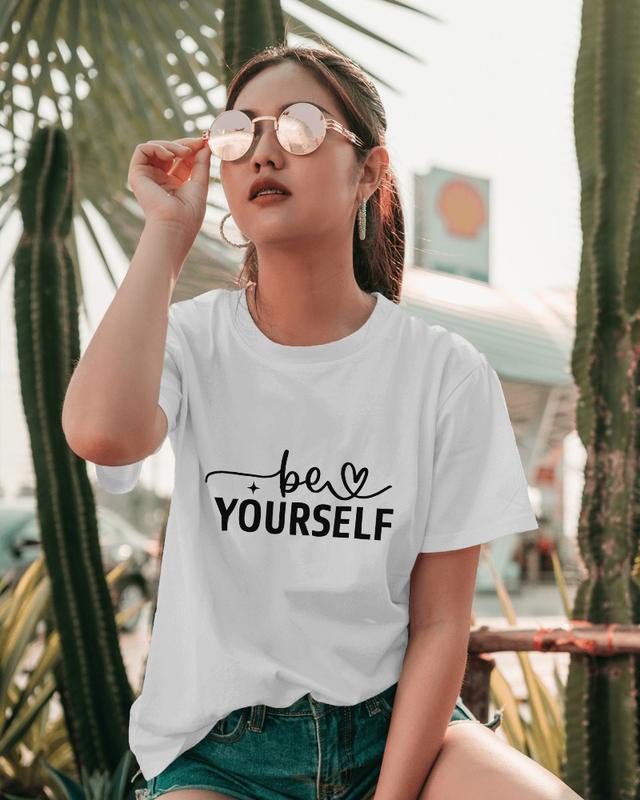 Áo Thun Nam Nữ Cổ Tròn Cao Cấp Minh Nhật 69 Phông Tay Ngắn Unisex Truyền Động Lực Be Yourself