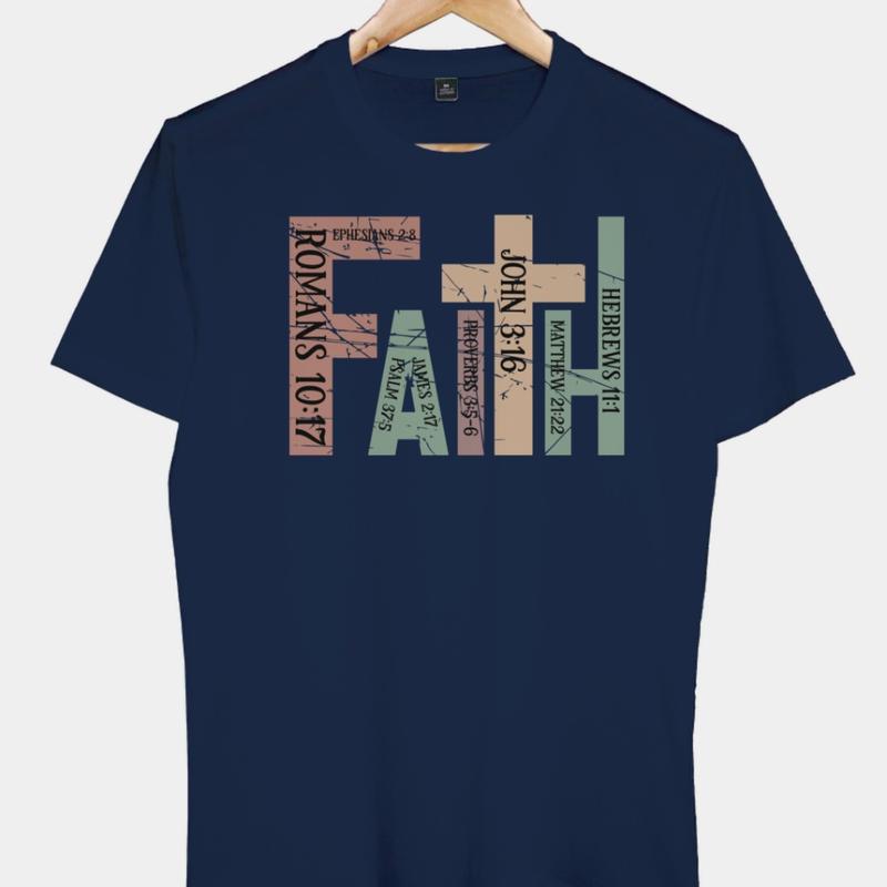 Áo Thun Nam Nữ Cổ Tròn Cao Cấp Minh Nhật 69 Phông Tay Ngắn Faith Unisex