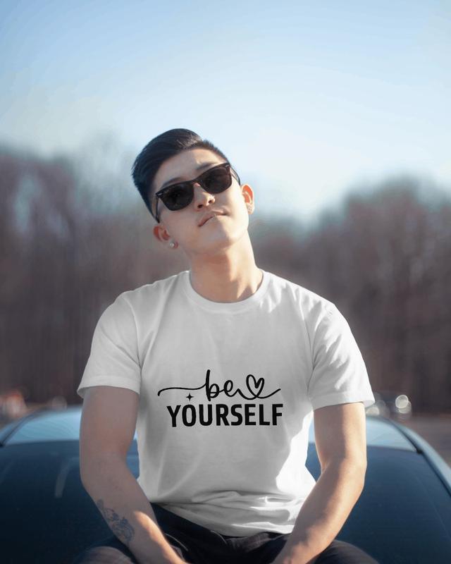 Áo Thun Nam Nữ Cổ Tròn Cao Cấp Minh Nhật 69 Phông Tay Ngắn Unisex Truyền Động Lực Be Yourself