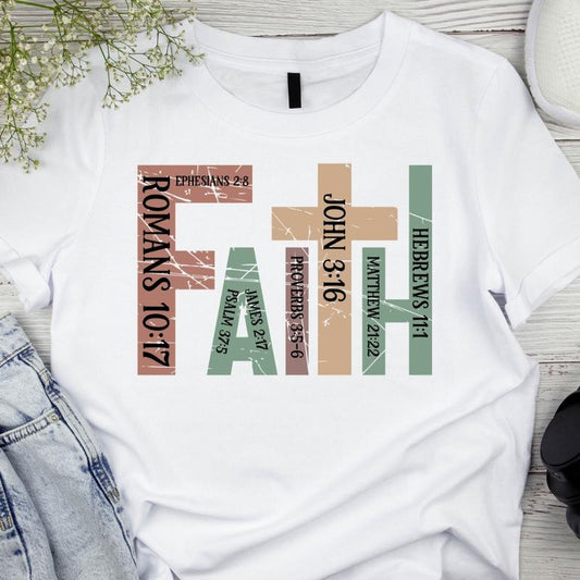 Áo Thun Nam Nữ Cổ Tròn Cao Cấp Minh Nhật 69 Phông Tay Ngắn Faith Unisex