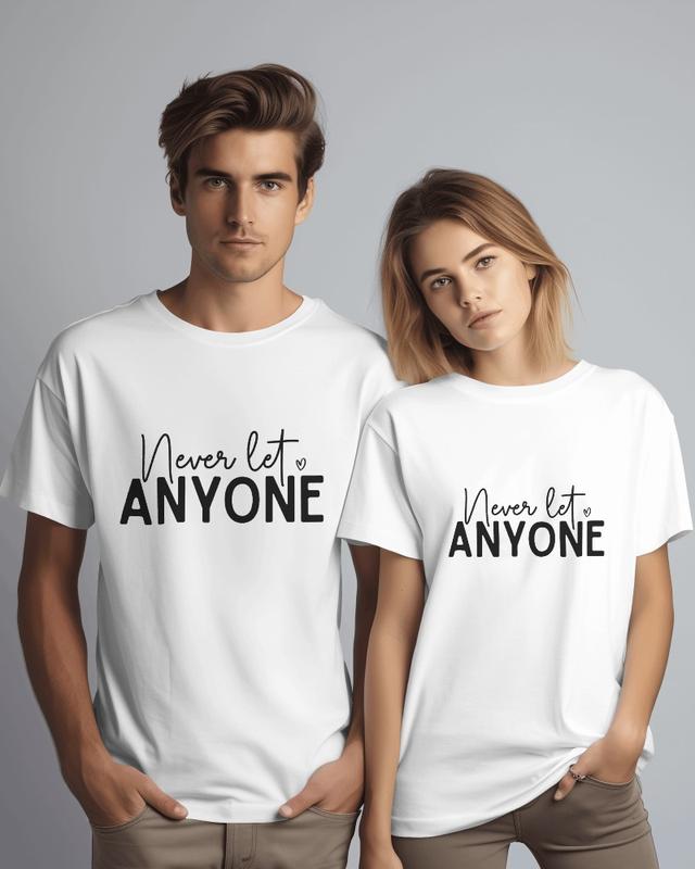 Áo Thun Nam Nữ Cổ Tròn Cao Cấp Minh Nhật 69 Phông Tay Ngắn Unisex Truyền Động Lực Never Let Anyone