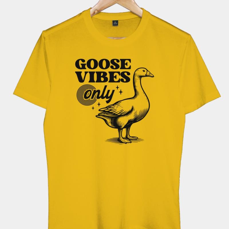 Áo Thun Nam Nữ Cổ Tròn Cao Cấp Minh Nhật 69 Phông Tay Ngắn Goose Vibes Only - Unisex