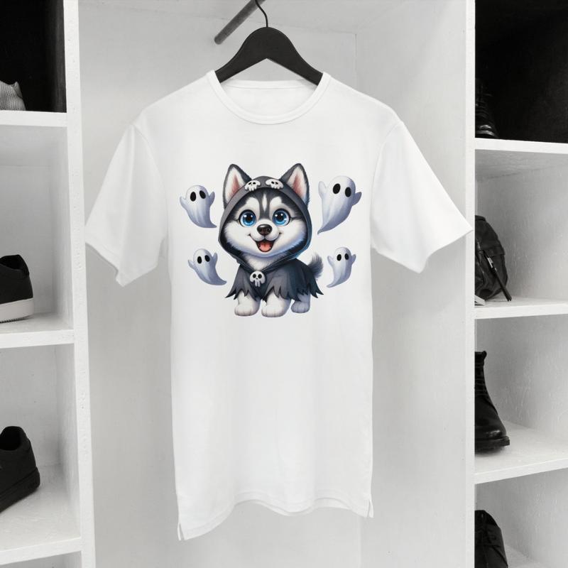 Áo Thun Nam Nữ Cổ Tròn Cao Cấp Minh Nhật 69 Phông Tay Ngắn Ghost Dogs Unisex - Menswear